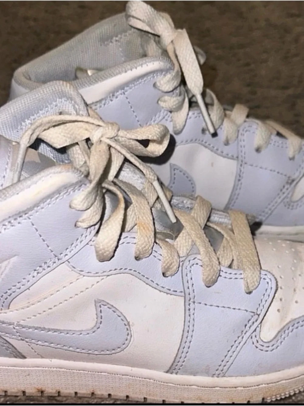 Nike Kids White Low-Top Sneakers
